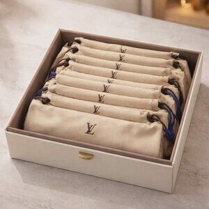 100% Authentic 1 Louis Vuitton Large Dust Bags Cotton